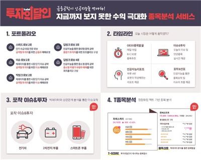 SBCN, 하나금투 로보어드바이저 ‘투자의달인’ 서비스 오픈