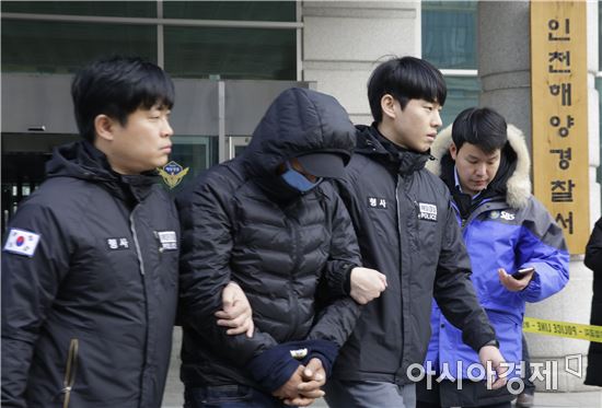 영흥도 낚싯배 사고 가해 선박 갑판원 김모(46)씨. 사진제공=인천해양경찰서