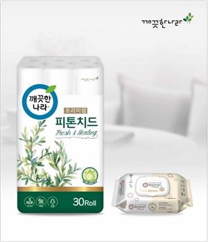 깨끗한나라, '피톤치드 화장지'·'프리미엄 물티슈' 출시…"고급화 전략"