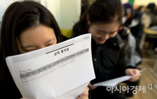 [포토] 수능성적 확인