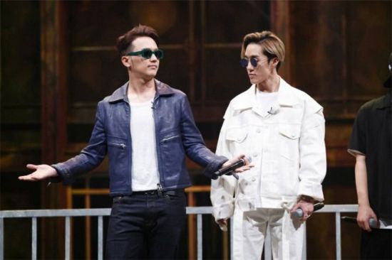 자이언티(오른쪽)와 쿠시(왼쪽)/사진=Mnet 공식 페이스북 캡처