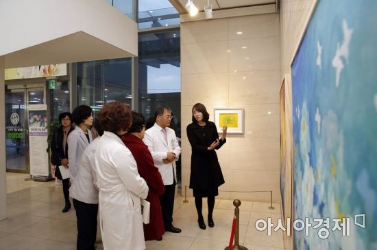 전남대병원, 한국화가 심다이 초대전 개최