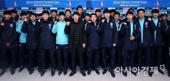 [포토] 신태용호, '동아시안컵 2연패하고 돌아왔어요'