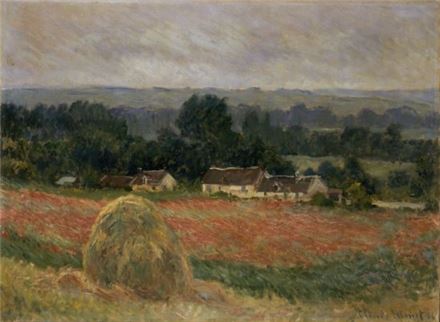 클로드 모네, 지베르니의 건초더미, 1886, 캔버스에 유채, 예르미타시박물관 소장