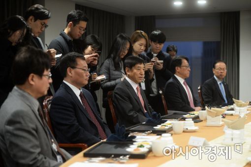 한국은행 경제동향간담회(사진 = 문호남 기자)