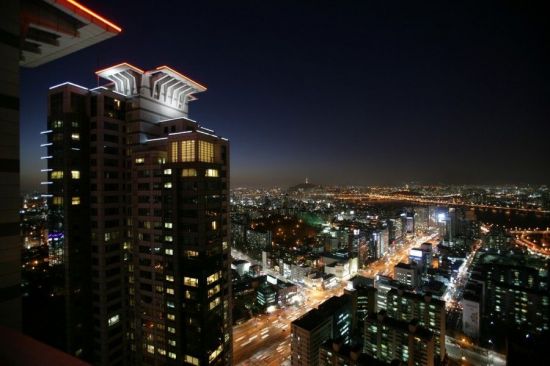 삼성동 현대아이파크에서 바라본 주변 야경<자료:서울시>