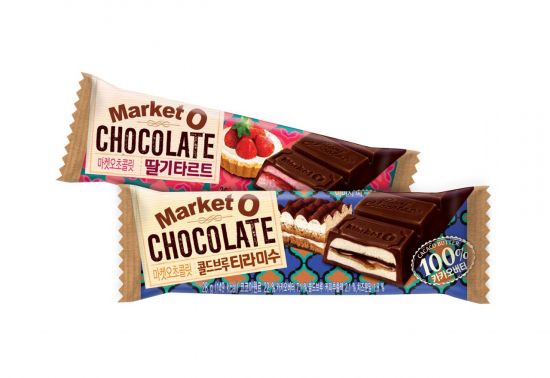 오리온 ‘마켓오초콜릿’, 티라미수·딸기타르트 2종 출시