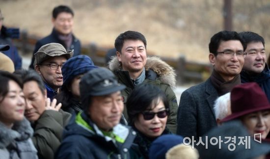 [포토]'박영선 의원, 서울을 걷다' 행사 찾은 노승일