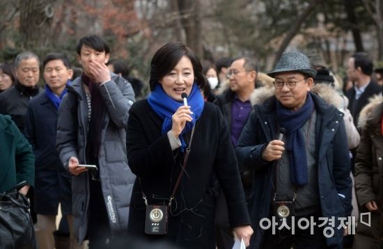 [포토]박영선, 서울을 걷다