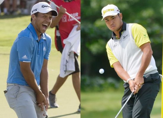 잰더 셔펠레(왼쪽)와 마쓰야마 히데키는 PGA챔피언십 우승이 기대되는 선수들이다.