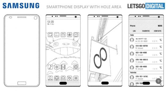 'M자 탈모'는 가라…삼성, 노치프리 스마트폰 디자인 특허출원