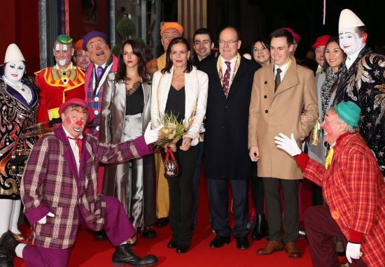 [포토]서커스 페스티벌 찾은 모나코 왕가