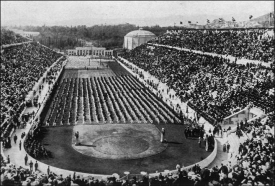 1896년 개최된 1회 아테네 올림픽 모습.(사진=https://www.olympic.org)