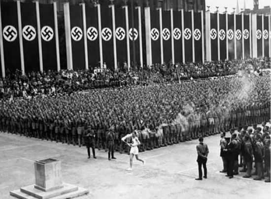 1936년, 나치 독일이 개최한 베를린 올림픽 모습. 가장 정치적으로 이용된 올림픽으로 기록됐다.(사진=위키피디아)