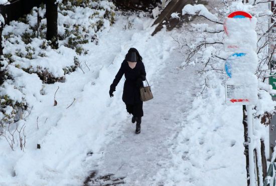 눈폭탄 맞은 日, 도쿄 '대설 경보'…부상자 720명 달해
