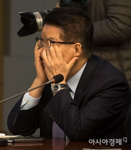 [포토] 피곤한 박지원 전 대표