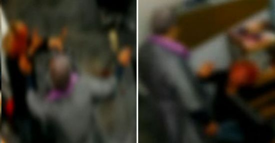전자발찌를 찬 성범죄 전과자가 여성을 무자비하게 폭행하는 장면이 담긴 영상이 공개됐다.사진=SBS 뉴스 화면 캡처