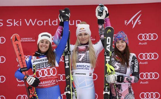 '세계에서 가장 빠른 여자' 본, 평창 활강 금메달 예약