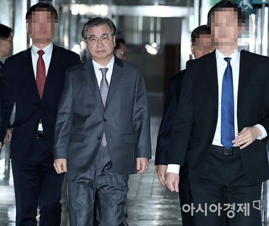 [포토] 서훈 국정원장, 국회 정보위 출석