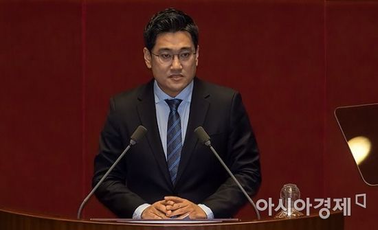 [포토] 바른정당, 비교섭단체대표 연설