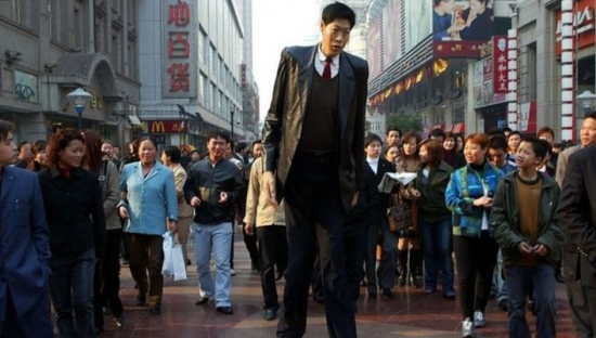 아시아에서 가장 키가 큰 남성으로 알려진 중국의 장준카이는 무려 242cm의 신장을 자랑하며 세계 최장신 기록에 이름을 올렸다.