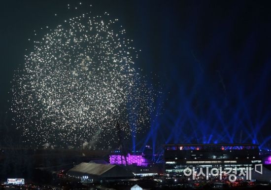 [포토]2018 평창 동계올림픽 개막 축하불꽃