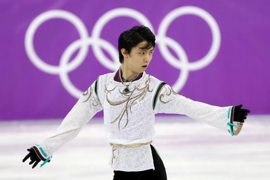 올림픽 3연패에 도전하는 일본 피겨스케이팅 남자 싱글 대표 하뉴 유즈루. 사진 = 연합뉴스