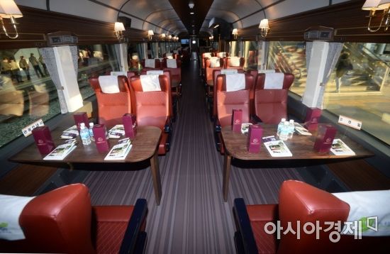 [포토]이것이 국악·와인열차