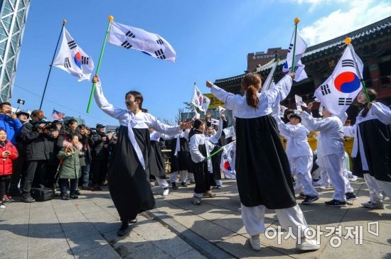 [포토] 3.1절 맞이 대한독립만세운동 재연