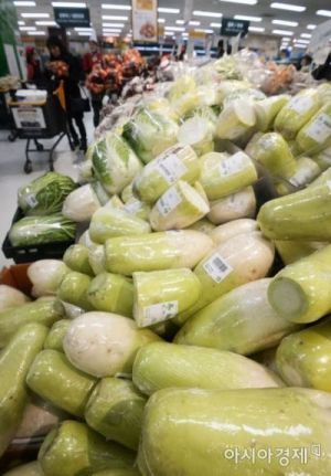 한파·설 수요 '농산물값 급등'…2월 생산자물가 39개월來 최고