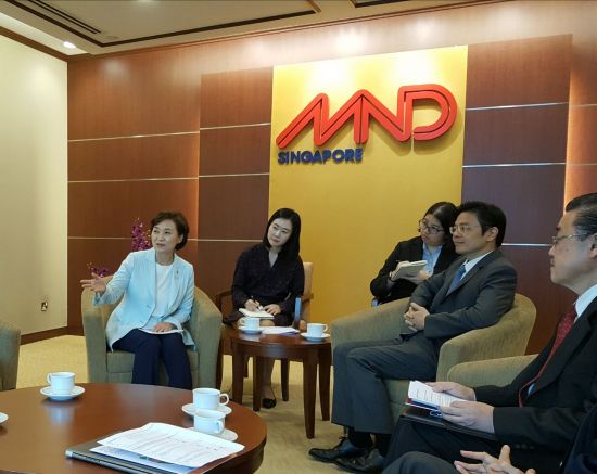 김현미 국토부 장관, 싱가포르 고위급 면담…韓기업 수주 지원