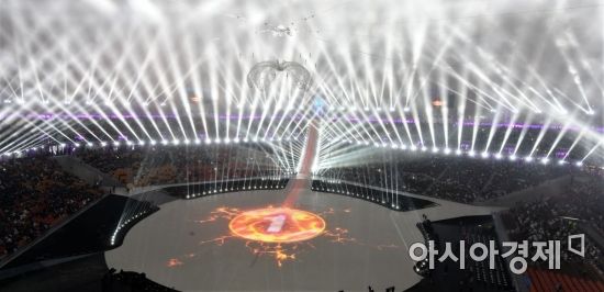 [포토]패럴림픽 개회식, 화려한 평창의 밤