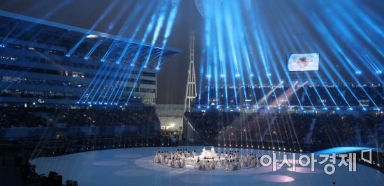 [포토]패럴림픽 개회식, 화려한 평창의 밤