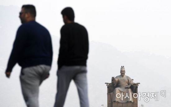 [포토]어느덧 일상이 된 미세먼지