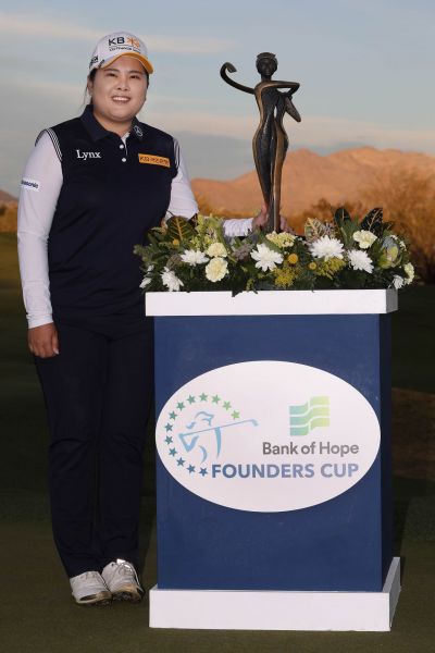 박인비의 우승 환호 "통산 19승째~"