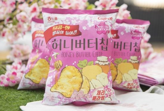 벚꽃 피는 봄에만…해태 ‘허니버터칩 체리블라썸’ 출시
