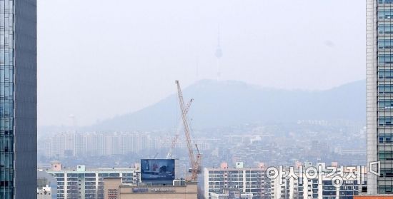 일부 지역서 미세먼지 '나쁨'…네티즌 "겨울 오는 게 두려워"
