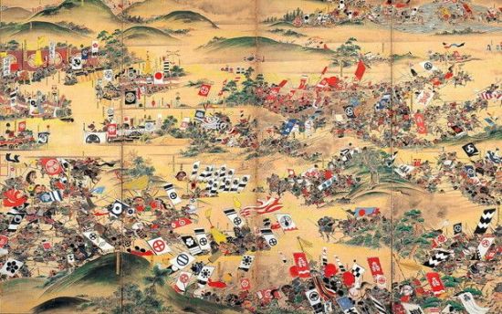 세키가하라 전투 묘사도(사진=위키피디아)