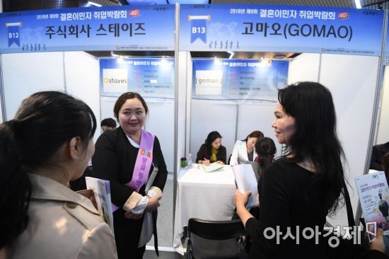 [포토]결혼이민자들을 위한 맞춤 취업박람회