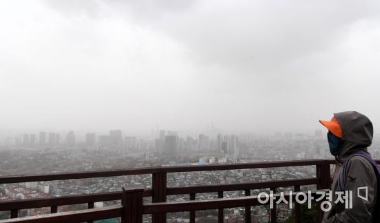 [포토] 황사가 뒤덮은 서울