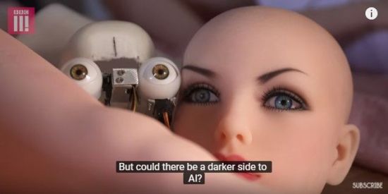 BBC 다큐멘터리 '섹스로봇과 우리 인간들' 중.