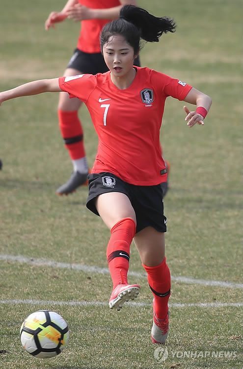 한국여자축구대표 이민아 선수