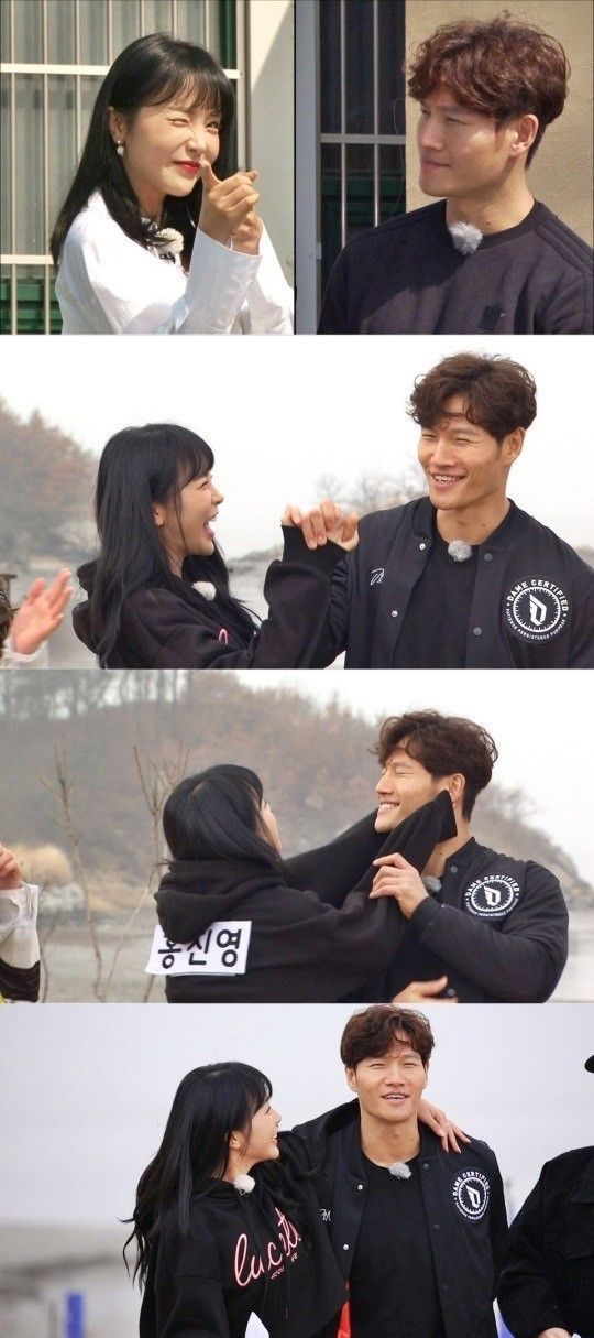‘런닝맨’ 김종국X홍진영, 자꾸만 겹치는 커플룩? '핑크빛 기류'