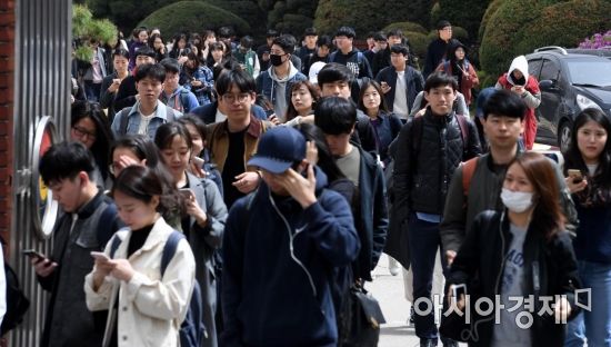 [포토] '삼성고시' 마친 응시생들