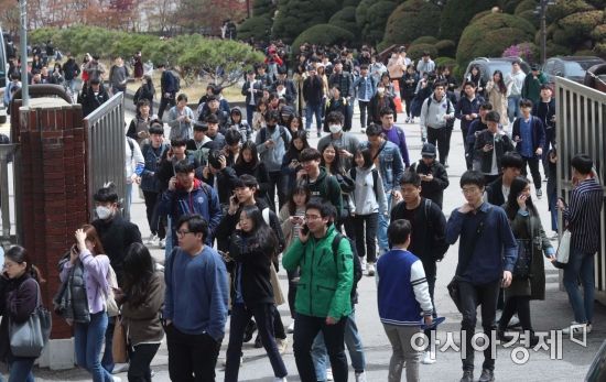 [포토] '삼성고시'에 몰린 취업준비생들