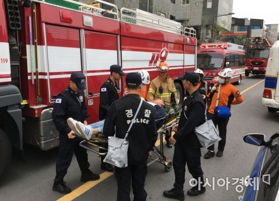 광주북부경찰, 화재재난대응 훈련 실시
