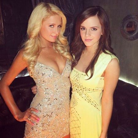 [포토] '절친 인증' 패리스 힐튼·엠마 왓슨 '의외의 조합'