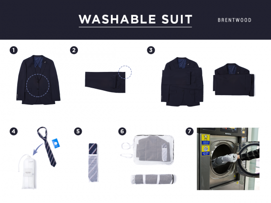 "정장, 이제 세탁기에 돌리세요"…브렌우드, '워셔블 수트' 출시