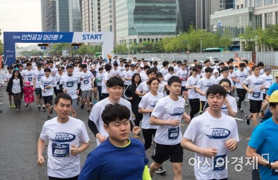 [포토] 안전한 마라톤, 안전한 대한민국 만들기