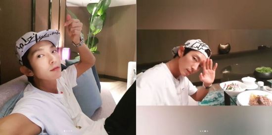 배우 이준기가 공개한 사진(왼쪽)과 영상 캡처(오른쪽) / 사진=이준기 인스타그램